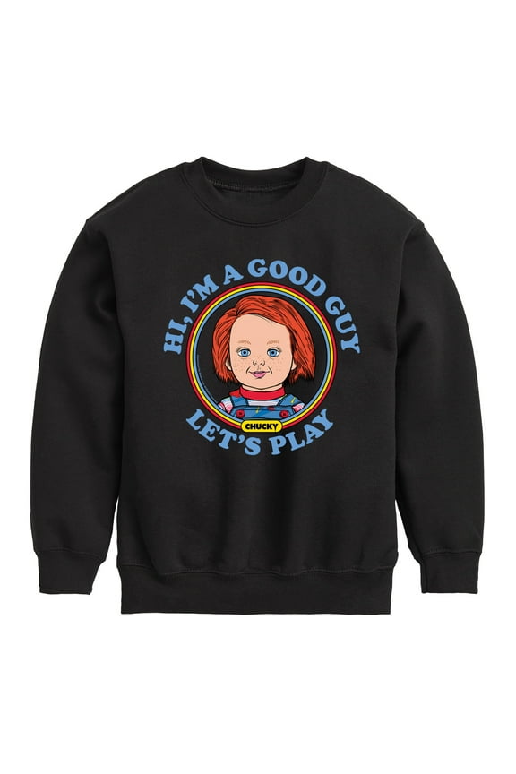 - Halloween - Hey, I'm A Good Guy - Toddler & Youth Crewneck Fleece Sweatshirt