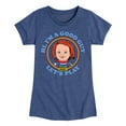 thumbnail image 1 of Chucky - Halloween - Hey, I'm A Good Guy - Toddler & Youth Girls Short Sleeve Graphic T-Shirt, 1 of 4