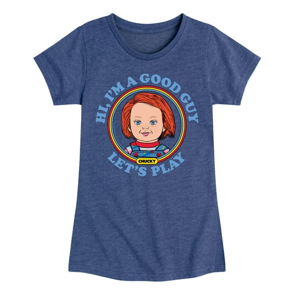 Chucky - Halloween - Hey, I'm A Good Guy - Toddler & Youth Girls Short Sleeve Graphic T-Shirt