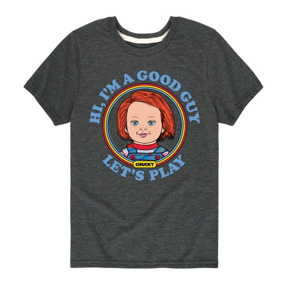 Chucky - Halloween - Hey, I'm A Good Guy - Toddler & Youth Short Sleeve Graphic T-Shirt
