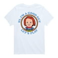 thumbnail image 1 of Chucky - Halloween - Hey, I'm A Good Guy - Toddler & Youth Short Sleeve Graphic T-Shirt, 1 of 4