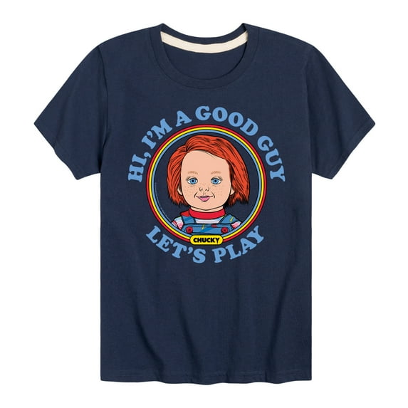 Chucky - Halloween - Hey, I'm A Good Guy - Toddler & Youth Short Sleeve Graphic T-Shirt
