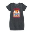 thumbnail image 1 of Chucky - Halloween - Innocent Wanna Play - Toddler & Youth Girls Fleece Dress, 1 of 1