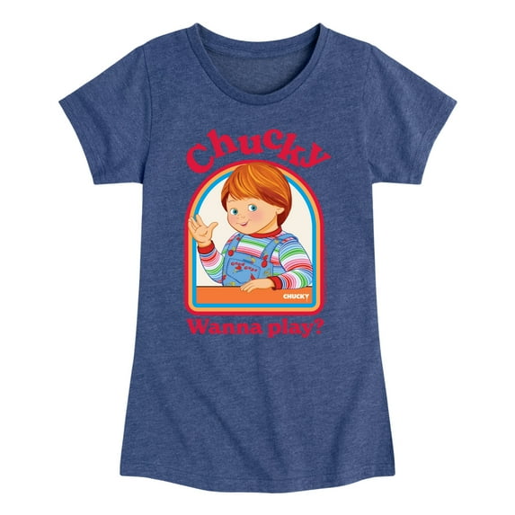 Chucky - Innocent Wanna Play - Toddler & Youth Girls Short Sleeve Graphic T-Shirt