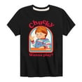 thumbnail image 1 of Chucky - Innocent Wanna Play - Toddler & Youth Short Sleeve Graphic T-Shirt, 1 of 4