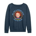 thumbnail image 1 of Chucky - Halloween - Let's Play - Women's Lightweight French Terry Long Sleeve Shirt, 1 of 4