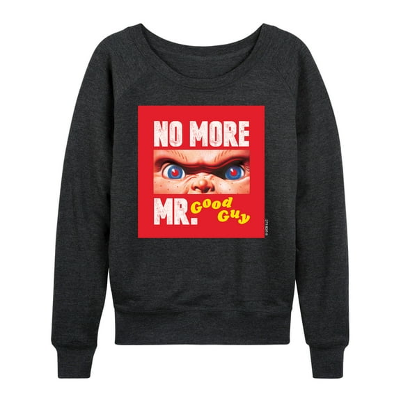 Chucky - No More Mr. Good Guy - Women's Lightweight French Terry Long Sleeve Shirt