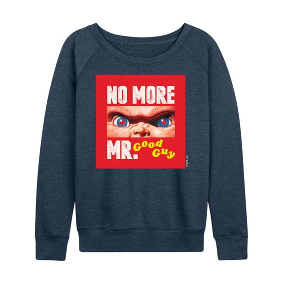 Chucky - No More Mr. Good Guy - Women's Lightweight French Terry Long Sleeve Shirt