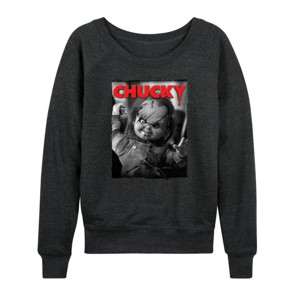 Chucky - Halloween - No Need To Be Scared - Women's Lightweight French Terry Long Sleeve Shirt