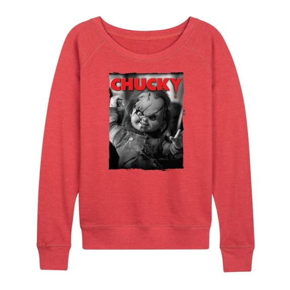 Chucky - Halloween - No Need To Be Scared - Women's Lightweight French Terry Pullover