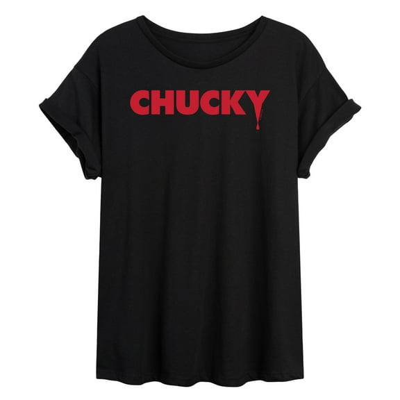 Chucky - Original Movie Logo - Women's Oversized T-Shirt