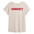 thumbnail image 1 of Chucky - Original Movie Logo - Women's Oversized T-Shirt, 1 of 4