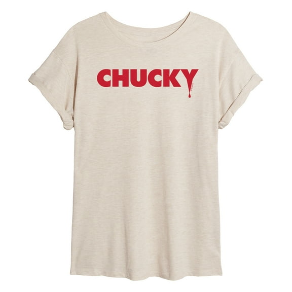 Chucky - Original Movie Logo - Women's Oversized T-Shirt