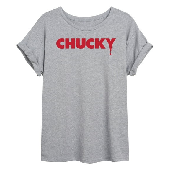Chucky - Original Movie Logo - Women's Oversized T-Shirt