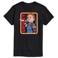 thumbnail image 1 of Chucky - Retro Chucky & Knife - Men's Short Sleeve Graphic T-Shirt, 1 of 4