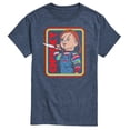 thumbnail image 1 of Chucky - Retro Chucky & Knife - Men's Short Sleeve Graphic T-Shirt, 1 of 4