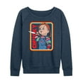 Chucky Halloween Retro Chucky & Knife Women's Lightweight French