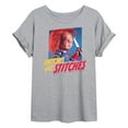 thumbnail image 1 of Chucky - Snitches Get Stitches - Women's Oversized T-Shirt, 1 of 4