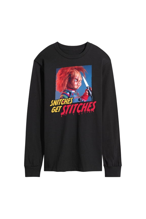 - Snitches Get Stitches - Men's Long Sleeve T-Shirt
