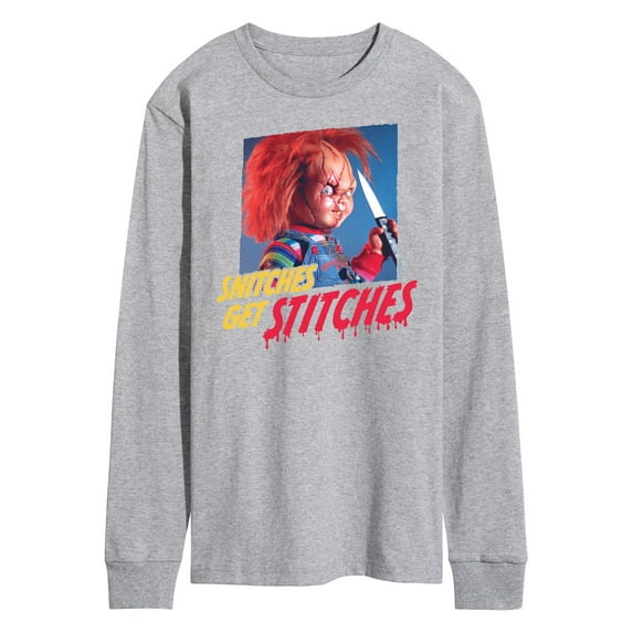 Chucky - Snitches Get Stitches - Men's Long Sleeve T-Shirt