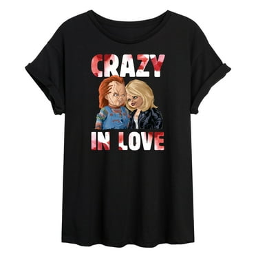 Chucky - Halloween - Valentine's Day - Crazy In Love - Juniors Ideal Flowy Muscle T-Shirt