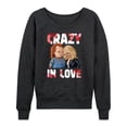 thumbnail image 1 of Chucky - Halloween - Valentine's Day - Crazy In Love - Women's Lightweight French Terry Long Sleeve Shirt, 1 of 4