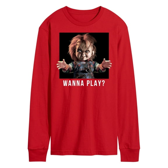 Chucky - Wanna Play - Men's Long Sleeve T-Shirt