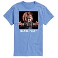 thumbnail image 1 of Chucky - Halloween - Wanna Play - Men's Short Sleeve Graphic T-Shirt, 1 of 1