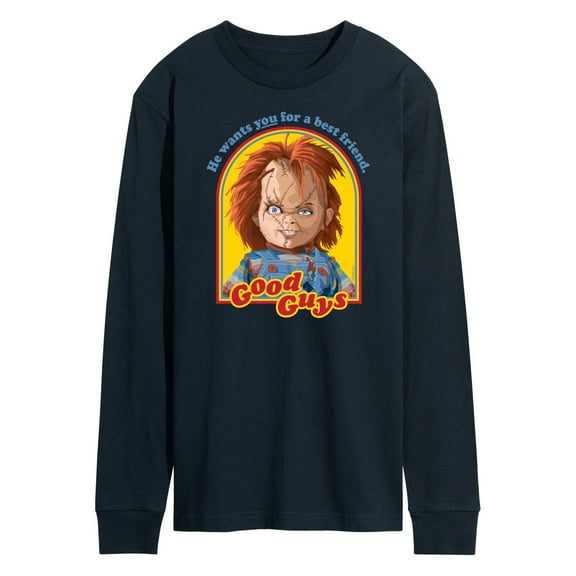 Chucky - Halloween - Wants You For A Best Friend - Men's Long Sleeve T-Shirt