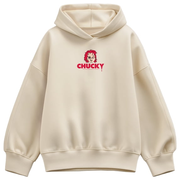 Chucky - Head Oversized Fleece Hoodie Sweatshirt