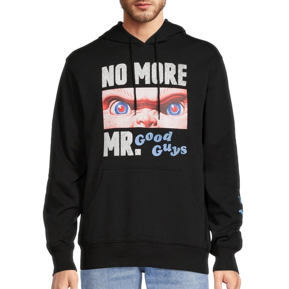Chucky Hoodie Men's No More Mr. Good Guys Graphic Pullover Sweatshirt.