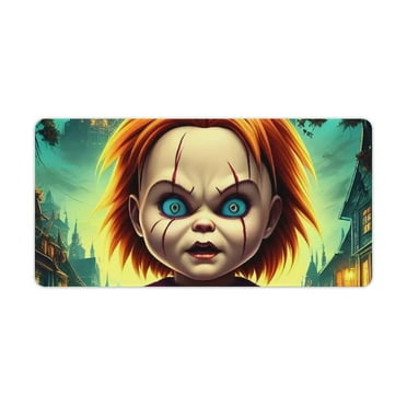 Chucky Horror Extended Gaming Mouse Pad No-sliped Large Desk Mat Stitched Edge Keyboard Mat Mousepad