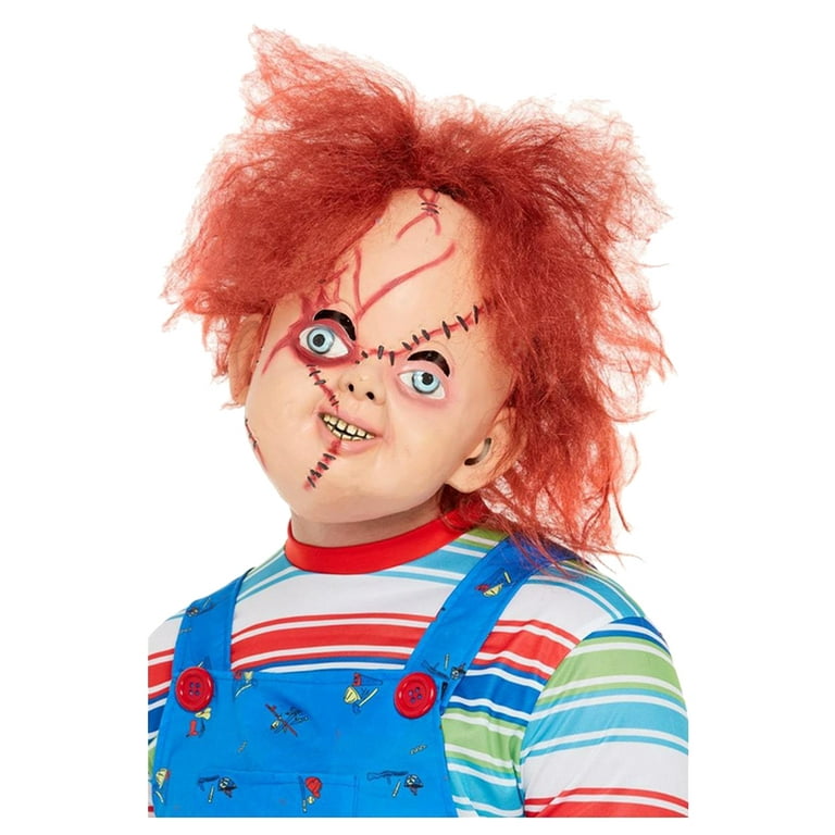 Chucky Latex Mask Adult with Scars Chucky Latex Mask Adult with Scars