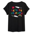 thumbnail image 1 of Chucky - Let's Be Friends - Juniors Oversized Graphic T-Shirt, 1 of 4