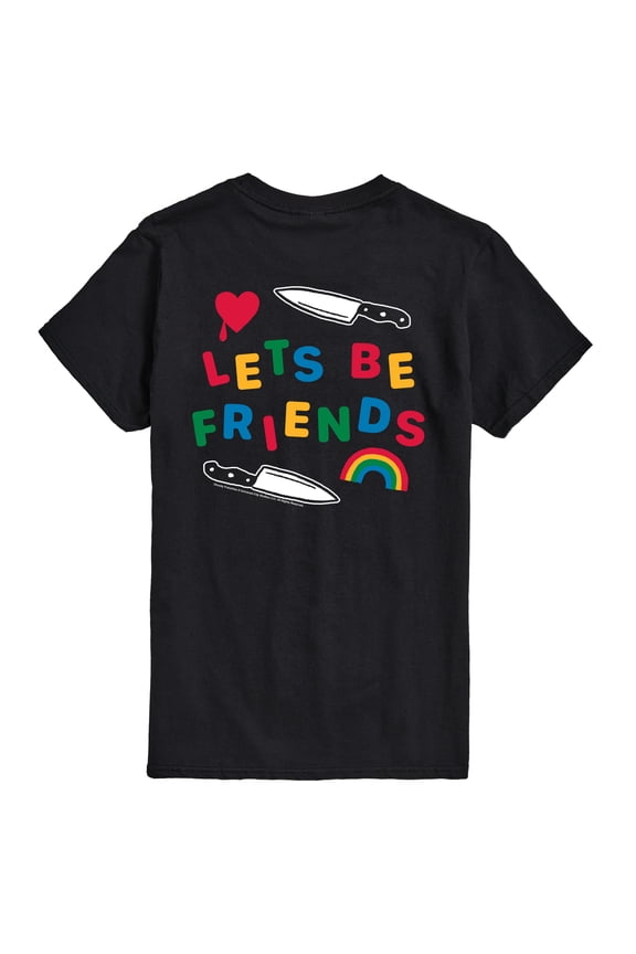 - Let's Be Friends - Men's Short Sleeve Graphic T-Shirt