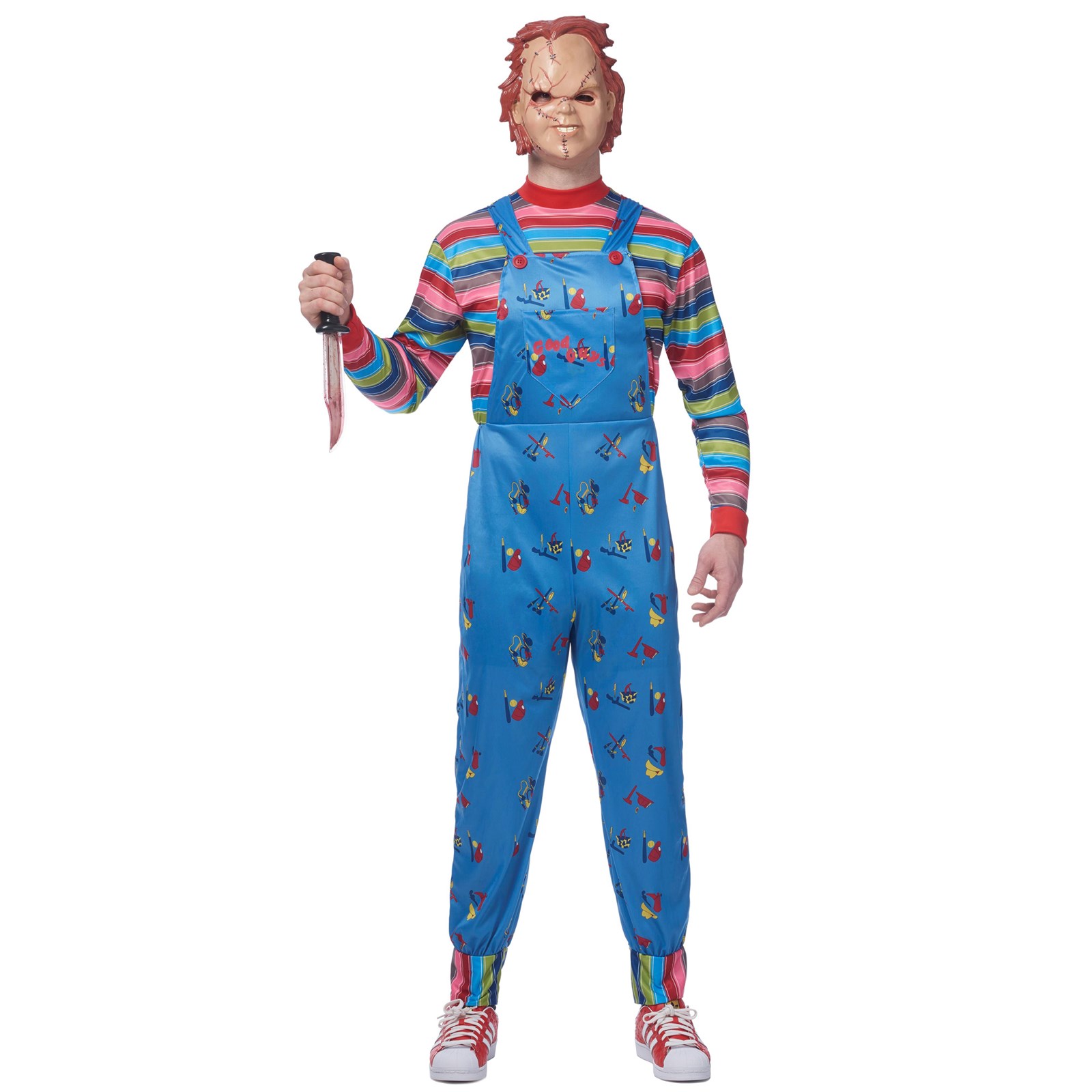 Chucky Licensed Men's Halloween Fancy-Dress Costume for Adult, Standard - image 1 of 2