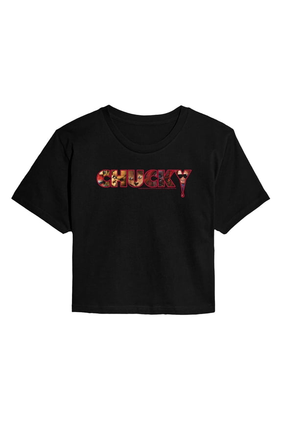 - Logo - Juniors Cropped Graphic T-Shirt