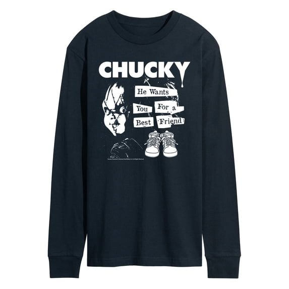 Chucky - Magazine - Men's Long Sleeve Graphic T-Shirt