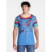 Chucky Men's and Big Men's Graphic Cosplay Tee and Beanie Set, 2-Piece, Sizes XS-3XL