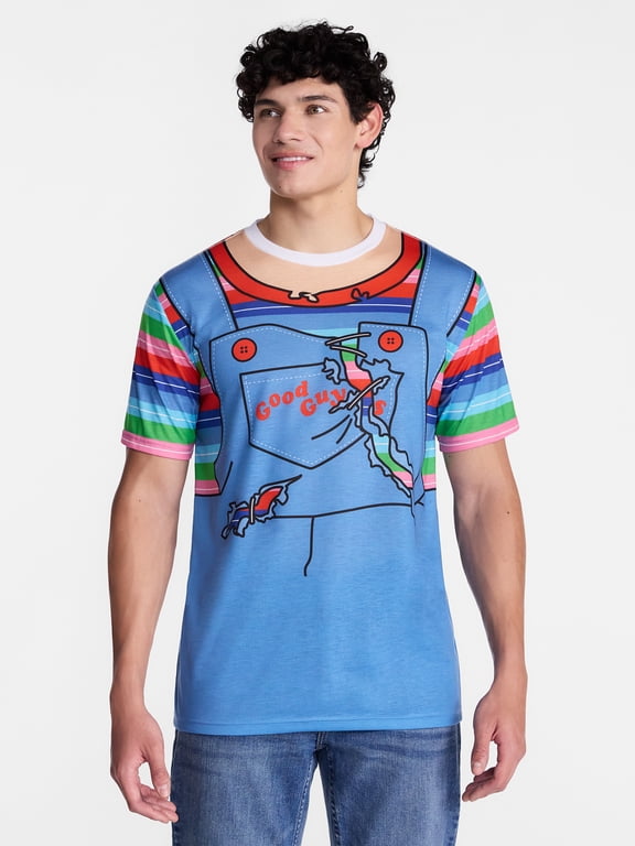 Men's and Big Men's Graphic Cosplay Tee and Beanie Set, 2-Piece, Sizes XS-3XL