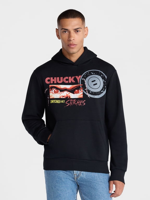 Men's and Big Men’s Snitches Get Stitches Graphic Hoodie Sweatshirt, Sizes XS-5XL