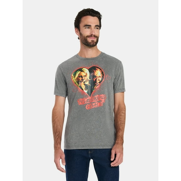 Chucky, Men's & Big Men's Valentine's Day Graphic Tee, Sizes XS-3XL
