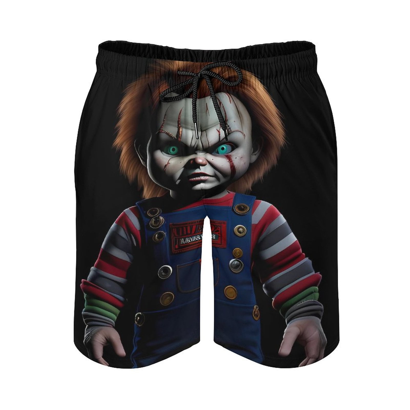 Chucky Men's Shorts Quick Dry 3D Printed Beach Men's Swim Trunks with ...