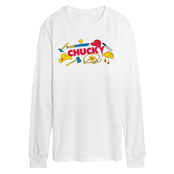 Chucky - Movie Icons - Men's Long Sleeve Graphic T-Shirt