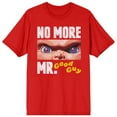 thumbnail image 1 of Chucky No More Mr. Good Guy Crew Neck Short Sleeve Red Women's T-shirt-XL, 1 of 3