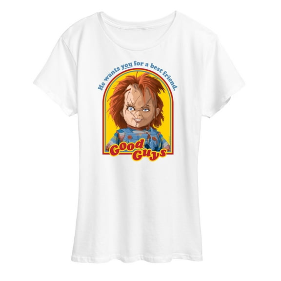 Chucky - Retro Good Guys - Womens Short Sleeve Graphic T-Shirt