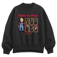 thumbnail image 1 of Chucky - Retro Time To Play - Women's Oversized Fleece Crew Sweatshirt, 1 of 3