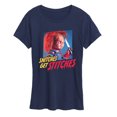 thumbnail image 1 of Chucky - Snitches Get Stitches - Womens Short Sleeve Graphic T-Shirt, 1 of 5