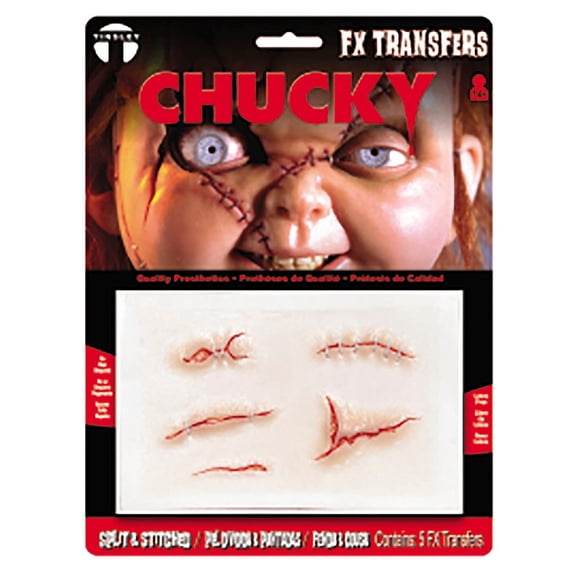 Tinsley DFCHKFXTM001 Tinsley Transfers Child's Play™ Chucky Split & Stitched 3D FX Transfer