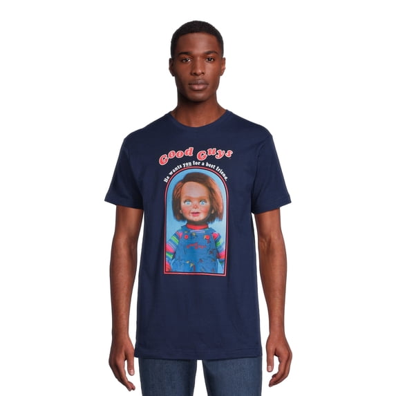 Chucky T-Shirt Men's Good Guys Horror Film Adult Short Sleeve Tee